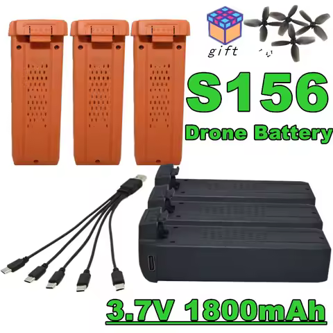 S156 Drone Original Battery 3.7V 1800mAh High-Capacity Rechargeable Li-Po Battery Battery/Charger Su
