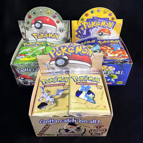 PROXY 3 PKM Booster Box New Sealed Film Coated Wizards Base Set/Foosil/Jungle BOOSTER 1st Edition PT
