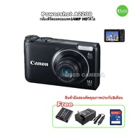 Canon Powershot A2200  compact camera กล้องดิจิตอลคอมแพค 14M HD VDO  Zoom Lens 4X มาโคร 3cm คมชัดสูง บันทึกวันที่ได้ used มือสองสวย มีประกัน