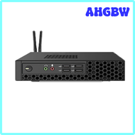 AHGBW I7 I9-9880H แกนเล่นเกมกับสายแลนคู่คอมพิวเตอร์ขนาดเล็ก Win10 M2 Sata Nvme Minipc 4K แสดงผลิตภัณ