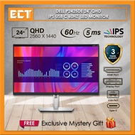 Dell P2423DE 24" Inch USB C QHD 2560x1440 IPS LED Monitor (USB CDP HDMI RJ45)