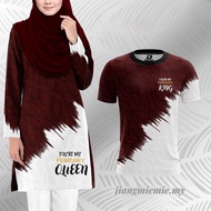 Tshirt Muslimah Sport Jersey Muslimah Couple Microfibre Jersey Muslimah Jersey Loose Oversize XS-5XL