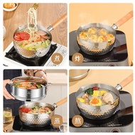 periuk stainless steel 不锈钢炒锅316食品级加厚 stainless steel pan stainless steel pot Thick Snow Pan 316 Stai