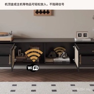 French Retro Rattan TV Cabinet Coffee Table Combination Household Floor-standing Lonely Style New St