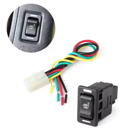 1PC Modified Heated Seat Switch Warp High Low Switch Car Conversion Parts For Nissan Patrol Y60