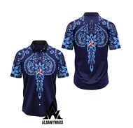 Albanyward - Kemeja Pria Partai Demokrat Batik Fullprint