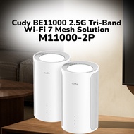 Cudy BE11000 2.5G Tri-Band Wi-Fi 7 Mesh Solution (M11000-2P)