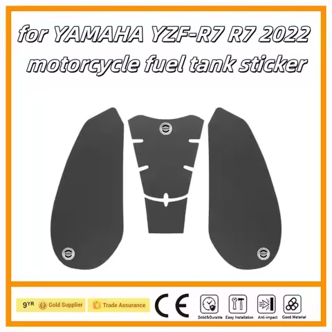YAMAHA R7 Protective Decal Motorcycle Sticker Tank Non Slip Tank Traction Side Pad Protective Decal 