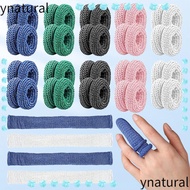 YNATURAL 10PCS Tubular Care Bandage, Thickening Disposable Cotton Finger Cots,  Sweat Absorption Breathable Wear-resistant Sports Safety Work