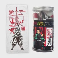 日本限定MAX limited鬼滅之刃瓶裝毛巾罐JAPAN Bottle Towel鬼滅の刃竈門炭治郎BTT-02(富士山/大阪城/東京鐵塔)日空版日本原裝進口 無 東京鐵塔