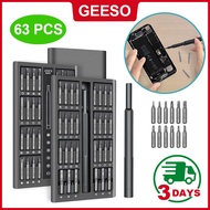 GEESO 63-in-1 Precision Screwdriver Set Gadget Removable