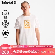 添柏岚（Timberland）Timberland添柏岚官方男装T恤22新款休闲短袖印花|A61NW A61NW100/白色 M