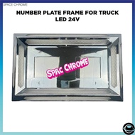 LICENSE PLATE FRAME LED TAPAK NOMBOR PLATE TAPAK NUMBER PLATE LED 24V TRUCK