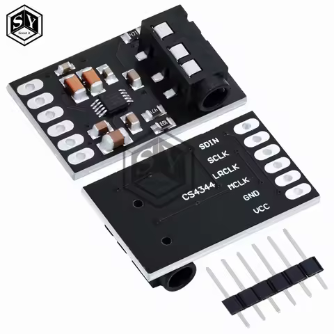 D/A Audio Converter Digital to Analog Converter Board Stereo Audio Module Conversion Module CS4344 w