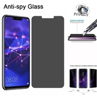 9H Privacy Tempered Glass For Huawei P9 P10 P20 P30 plus P40 lite Protective Anti-spy Screen Protector for Huawei P20 Pro P50