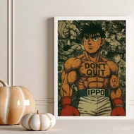 1PC Anime H-Hajime No Ippo Poster -Art Waterproof Paper Sticker Coffee House Bar Room Wall Decor Gal