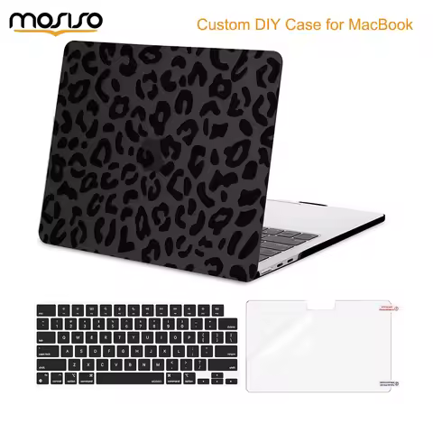MOSISO for MacBook Air 13 inch Case Release A2337 A2179 A1932 Retina Display Plastic Leopard Grain H