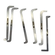 Zuo 6Pcs Z Bend Angle Screwdriver Stainless Steel Right Angle Offset Screwdriver