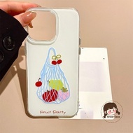 Fruit Shopping Bag Pattern Phone Case For Realme V70 V70s V60 Q3 P1 Pro V50 V50s V23 V23i V13 Q5i Q3