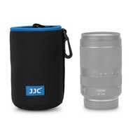 Drawstring Neoprene Camera Lens Pouch Case, Protective Lens Bag for Mirrorless Lenses Up to 3.5 x 6.