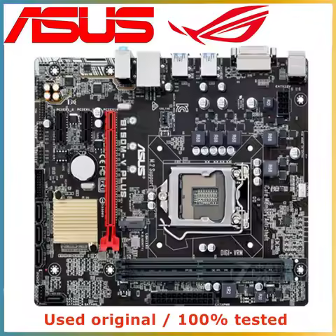 For ASUS B150M-V PLUS B150 B150M DDR4 LGA 1151 i7/i5/i3 USB3.0 SATA3 Computer Motherboard