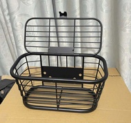 RỔ TRƯỚC SCOOPY CÓ NẮP MÀU ĐEN MẪU 2025