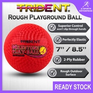 Trident Milestone Playground Ball Dodgeball Red