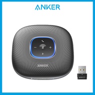 Anker PowerConf+ Bluetooth Speakerphone with Bluetooth Dongle 6 MicsEnhanced Voice Pickup24H Call TimeBluetooth 5USB CConference Speaker (A3306)