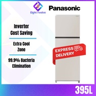 PANASONIC AI ECONAVI Refrigerator 395L Inverter 2 Door Fridge Peti Sejuk | NR-TL381BPKM/NR-TL381BWAM