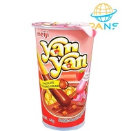 Meiji Yan Yan Stick Biscuits Chocolate Strawberry