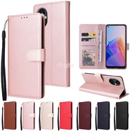 Casing oppo reno 2 2z OPPO A91 F15 A92S Reno 3 4 Pro 4 4Z 5G 4g Phone Case Business credit bank card bag wallet pu leather Mobile phone shock protection Back Cover