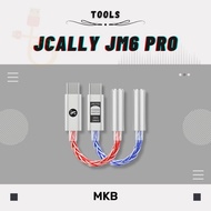 JCALLY JM6 / JM6 Pro 5N OFC Silver-Plated Cable DAC Chip 3.5mm Jack To Type-C Audio Adapter