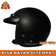 HELM CARGLOSS ORIGINAL / HELM CARGLOSS BLACK DOFF TERMURAH