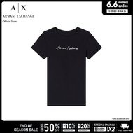 Armani Exchange เสื้อยืดผู้หญิง รุ่น XW000839-AF10356-MC021 - สีดำ