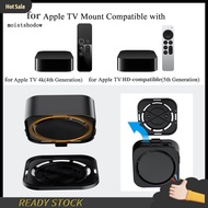 mw Tv Bracket Tv Mount Apple Tv Wall Mount Bracket Easy Install Heat Dissipation Compatible with 4k/hd/4th/5th Gen Southeast Asian Buyers