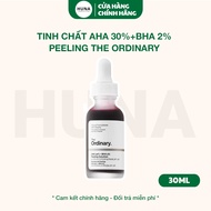 Chemical exfoliation, skin purification AHA 30%+BHA 2% Peeling The Ordinary