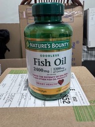 Nature's Bounty 無腥味魚油 2400mg