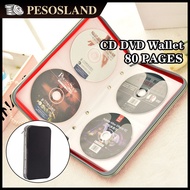 80Pcs Disc CD DVD Storage Organizer Case Waterproof CD DVD Bags DVD Wallet Storage Box Disc Bag
