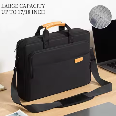 Laptop Bag 15.6 Inch Men Business Office Work Briefcase for MacBook Pro 16 M4 Toshiba HP Acer Asus C