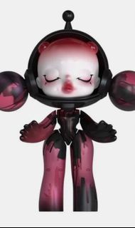 POP MART Skull Panda紅水晶400%全新