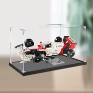 Lego Storage Box Acrylic Display Case For 10330 McLaren MP4/4 & Ayrton Senna Popmart Labubu Figure C