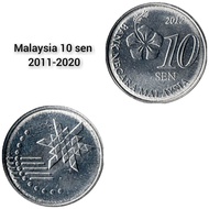 koin Malaysia 10 sen seri ketiga 1 keping