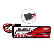 Cnhl 11.1v 5000mah 3s 30c Lipo Battery with Traxxas Trx Plug  for RC Car