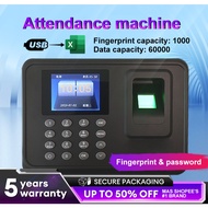 Punch Card Machine Thumbprint Machine Biometric Thumbprint Attendance Machine English Version 打卡机指纹
