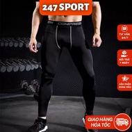 Men's thermal leggings combat pro muscle tights soccer gym badminton running 247SPORT_HN