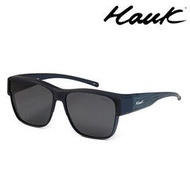 HAWK 新型薄框偏光太陽眼鏡套鏡(2用)HK1027-BL1