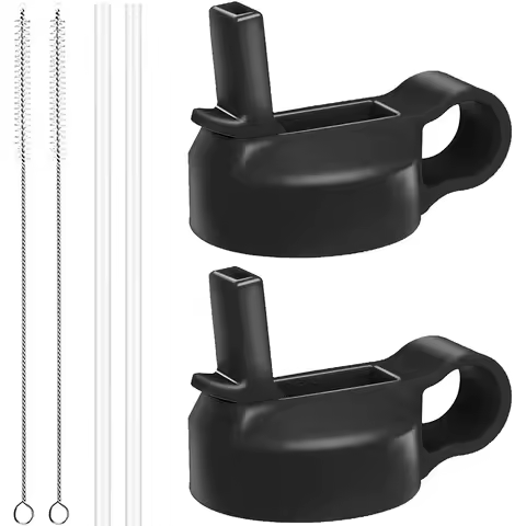 Replacement Straw Lid for Hydroflask Wide Mouth Water Bottle, Top Lids with Straw for Hydro 32oz 40o
