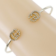 【日本直送】寶詩龍 GUCCI GG Running 手鐲 K18黃K金 × 鑽石 約5.1g женский【二手】