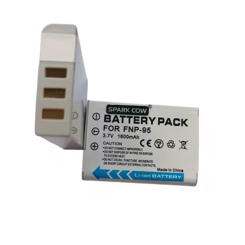 SPARK COW 1800mAh NP-95 Lithium Battery or Charger For FUJI FILM Camera F30 F31 F30fd F31fd 3D W1 X1