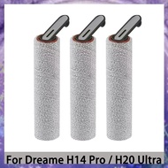 (TQYV) 3PCS Roller Brush for H14 Pro / Ultra/H30 Ultra / H13 Pro Scrubber Brush Vacuum Cleaner Acces